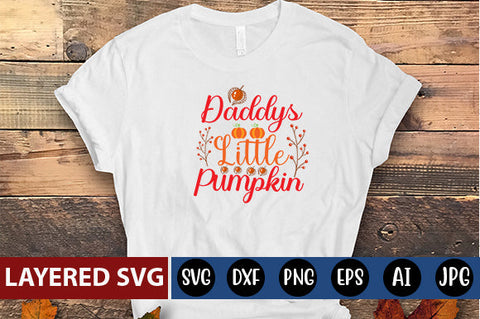 Daddys Little Pumpkin SVG cute file SVG Blessedprint 