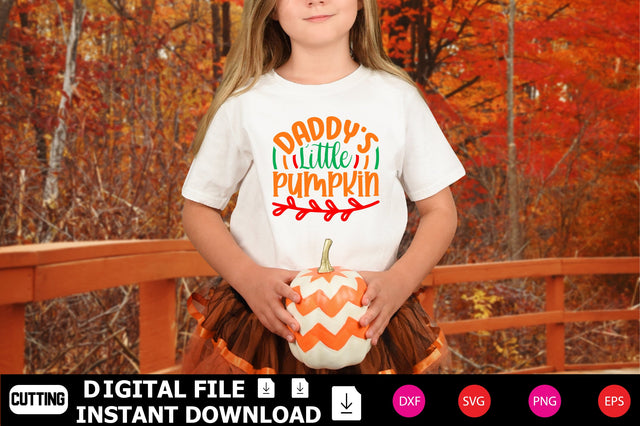 Daddy’s Little Pumpkin SVG Shahin alam 