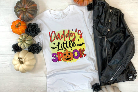 Daddy's Little Spook - Halloween PNG Sublimation Sublimation CraftLabSVG 