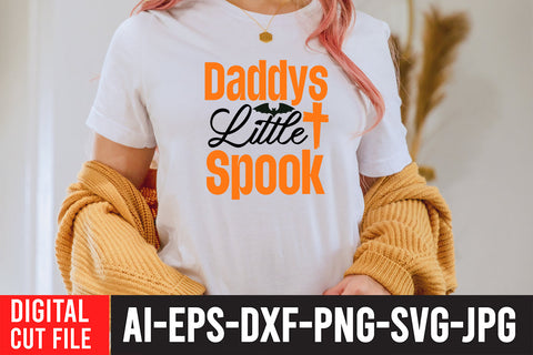 Daddys Little Spook SVG Cut File SVG BlackCatsMedia 