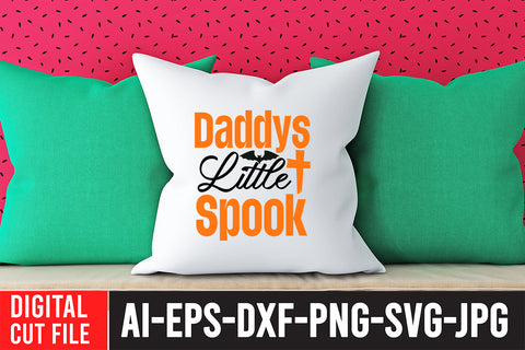 Daddys Little Spook SVG Cut File SVG BlackCatsMedia 