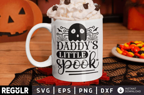 Daddy's little spook SVG SVG Regulrcrative 