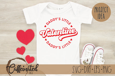 Daddy's Little Valentine SVG SVG Caffeinated SVGs 
