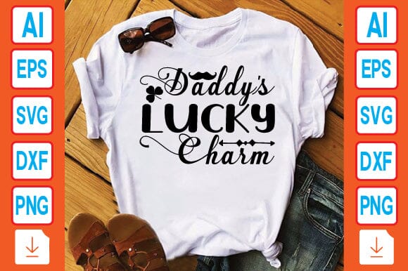 Daddy's Lucky Charm SVG Craftlabsvg24 