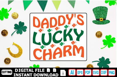 Daddy's Lucky Charm SVG Craftlabsvg24 