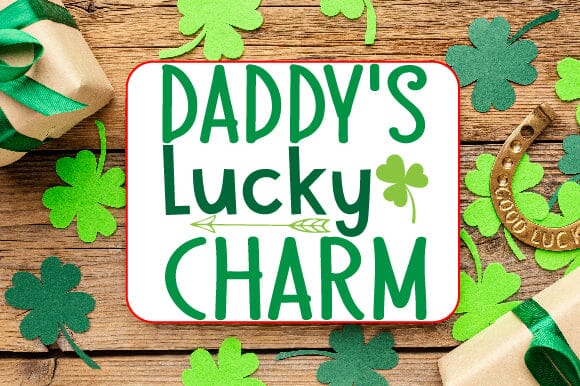 Daddy's Lucky Charm SVG Craftlabsvg24 