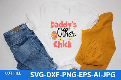 Daddy's Other Chick SVG Cut File, Daddy's Other Chick SVG Design, Easter Bunny Kisses SVG Cut File, Easter Bunny Kisses PNG , Happy Easter Day SVG Cut File, Happy Easter Day Quotes SVG BlackCatsMedia 