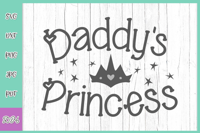Daddy's Princess Cute baby Girl Coming Home outfit SVG, PNG, DXF, PDF, JPG SVG Digitals by Hanna 