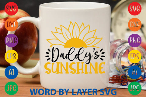 Daddy’s Sunshine SVG Design SVG Rafiqul20606 