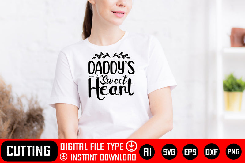 Daddy's Sweet Heart SVG CraftlabSvg29 