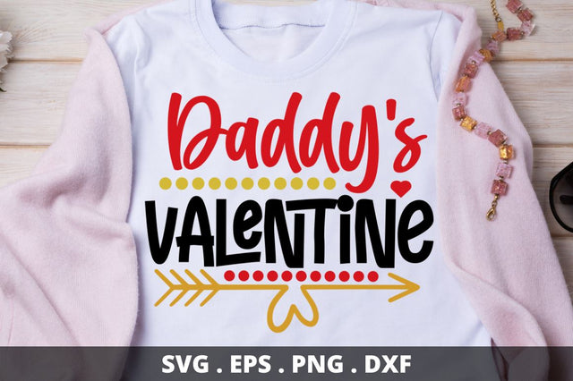 Daddy's valentine SVG Designangry 