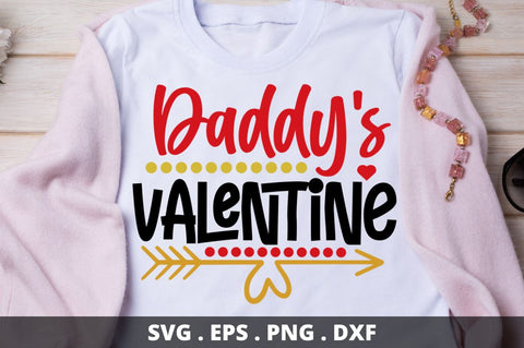 Daddy's valentine SVG Designangry 