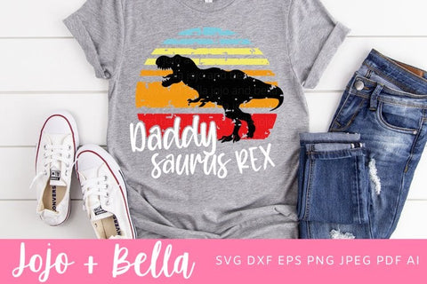 Daddysaurus SVG, Dinosaur SVG, Daddy SVG, T Rex SVG, Daddy Shirt SVG, Mug Sublimation, Svg files for Cricut and Silhouette SVG Jojo&Bella 