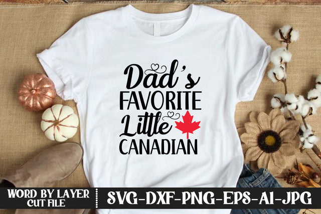 Dad's Favorite Little Canadian SVG CUT FILE SVG MStudio 