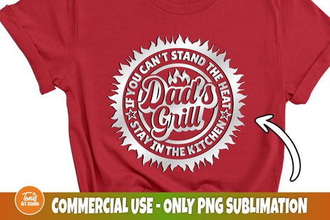 Dad's Grill SVG, BBQ Svg Cut File, Dad Life Svg SVG TonisArtStudio 