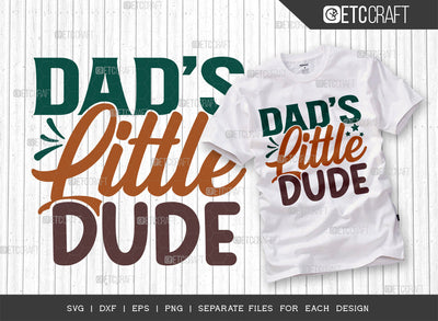 Dads Little Dude SVG Cut File, Newborn Svg, Baby Bump Svg, Cute Baby Svg, Baby Quotes, TG 00045 SVG ETC Craft 
