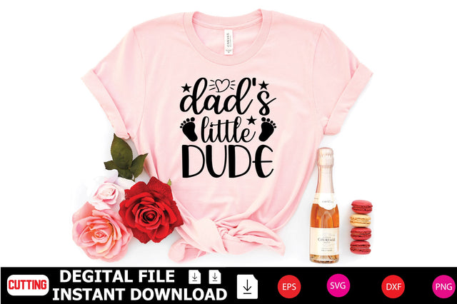Dad's Little Dude SVG Shahin alam 