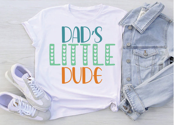 Dads Little Dude Svg SVG Creativeart88 