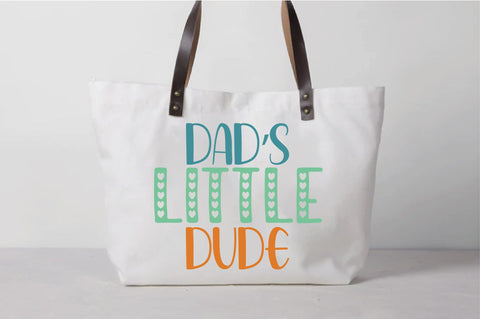 Dads Little Dude Svg SVG Creativeart88 