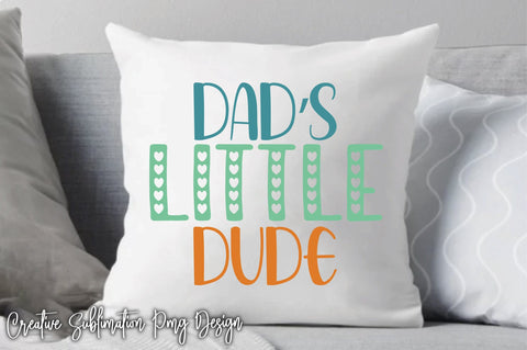 Dads Little Dude Svg SVG Creativeart88 