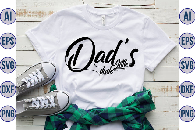 Dad's Little Dude svg SVG orpitasn 