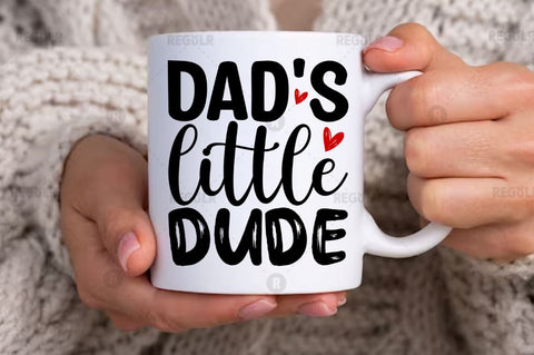 Dads little dude SVG SVG Regulrcrative 