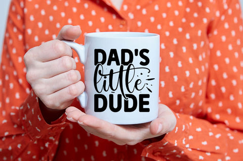 Dad's little dude SVG SVG Regulrcrative 