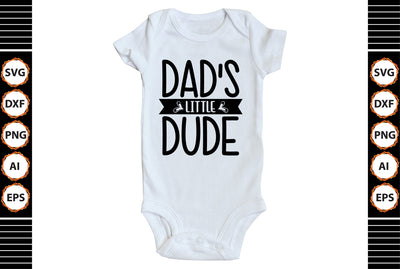 Dad's Little Dude svg SVG shah alam 