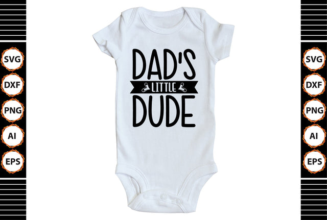 Dad's Little Dude svg SVG shah alam 