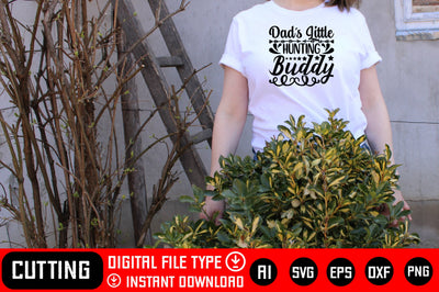 Dad's Little Hunting Buddy SVG CraftlabSvg29 