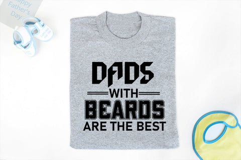 Dads with Beards I Father's Day SVG I Dad Quotes SVG PNG SVG Happy Printables Club 