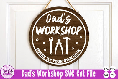 Dad's Workshop SVG Cut File SVG Safi Design 