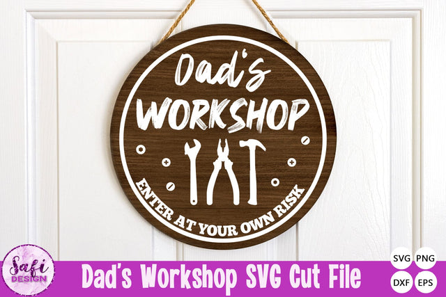 Dad's Workshop SVG Cut File SVG Safi Design 