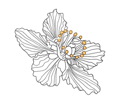 Daffodil Flower Machine Embroidery Design Embroidery/Applique DESIGNS Angie 