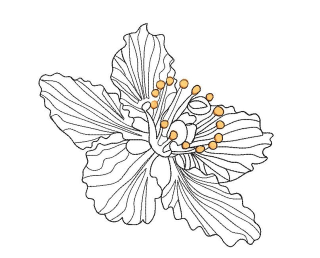 Daffodil Flower Machine Embroidery Design Embroidery/Applique DESIGNS Canada Embroidery 