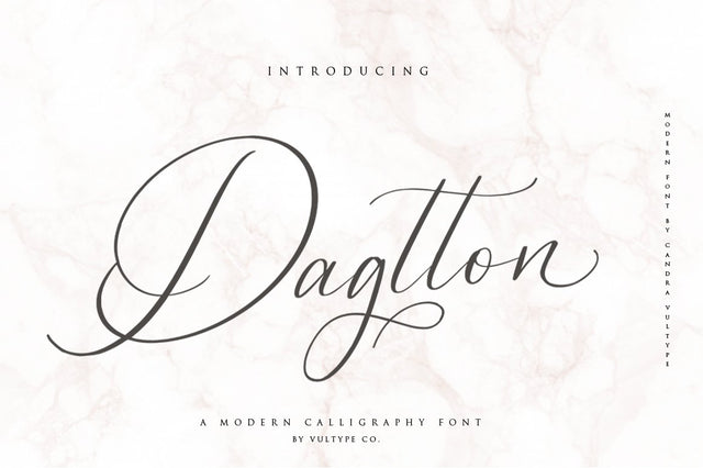 Dagtton - Wedding Calligraphy Font Font Vultype Co 