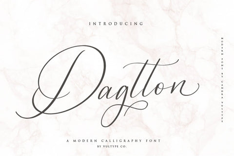 Dagtton - Wedding Calligraphy Font Font Vultype Co 