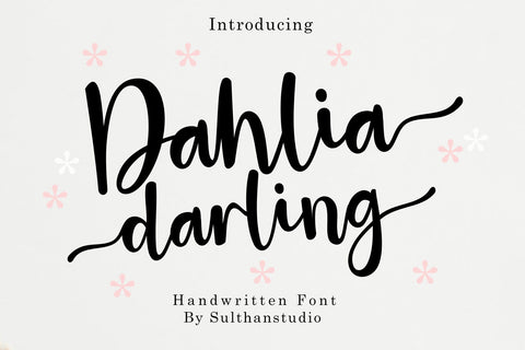 Dahlia darling - So Fontsy