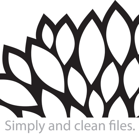 Dahlia Flower SVG TribaliumArtSF 