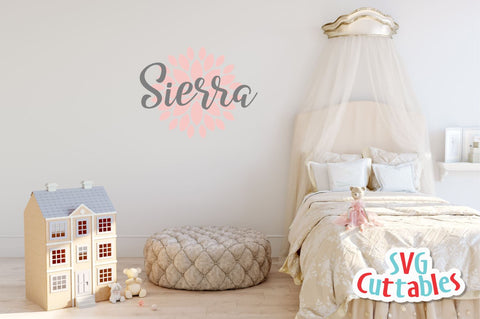 Dahlia Monogram Frames Set of 3 SVG Svg Cuttables 