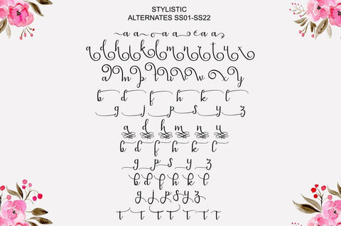 Dahlia script Font Fajri Adi 