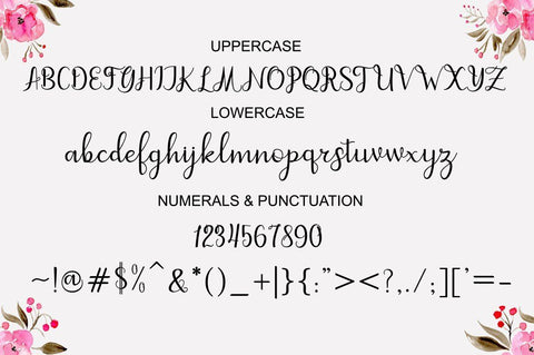 Dahlia script Font Fajri Adi 