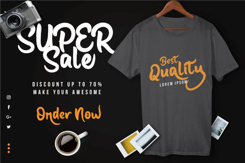 Daily Font twinletter 