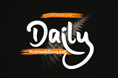 Daily Font twinletter 