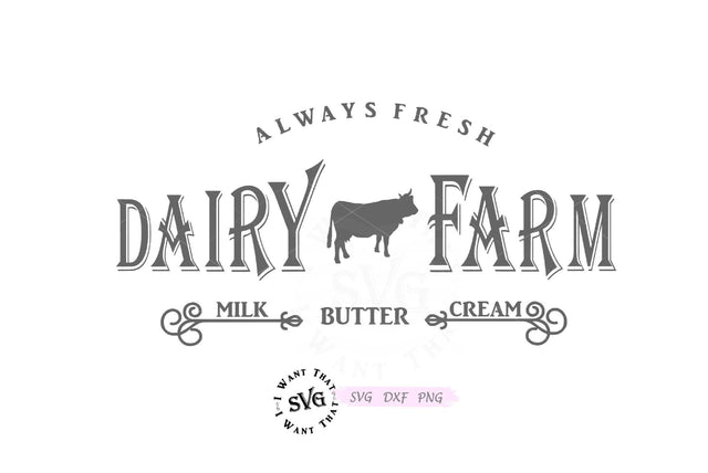 Dairy Farm SVG I Want That SVG 