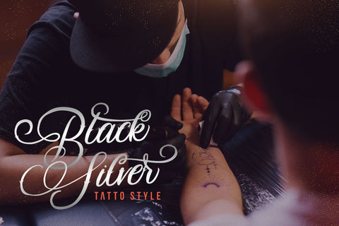 Daisuky Fancy - Tatto Script Font Font StringLabs 