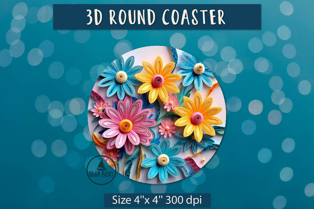 Daisy coaster sublimation Daisys png Sublimation Olga Boat Design 