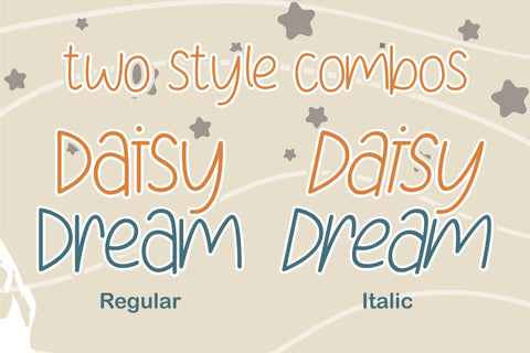 Daisy Dream Font Letterena Studios 