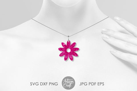 Daisy earrings, flower earrings, SVG SVG Artisan Craft SVG 
