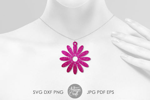 Daisy earrings, SVG cut files SVG Artisan Craft SVG 